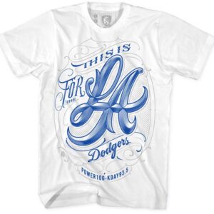 TSHIRT LA DODGERS ANTHEM WHITE