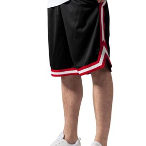 Strips mesh Black/Red Shorts