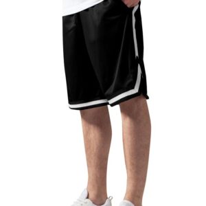 Strips mesh Black/White Shorts