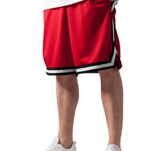 STRIPS MESH BLACK RED SHORTS