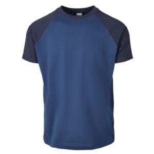 Tshirt Raglan Contrast Midnightnavy