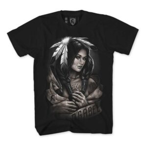 Tshirt Native Queen II Black