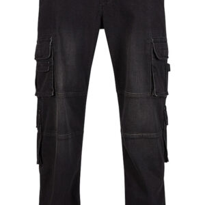 Jean ελαστικό Παντελόνι Cargo Denim Black