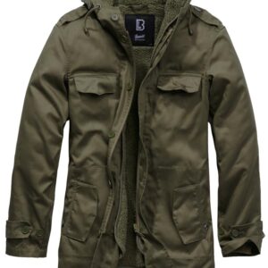 Μπουφάν με κουκούλα BW Parka Forest Olive