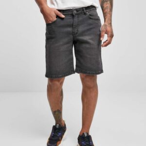 Relaxed Fit Jeans Shorts Black washed