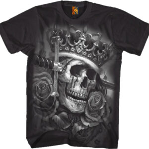 TSHIRT SUICIDE KING BLACK