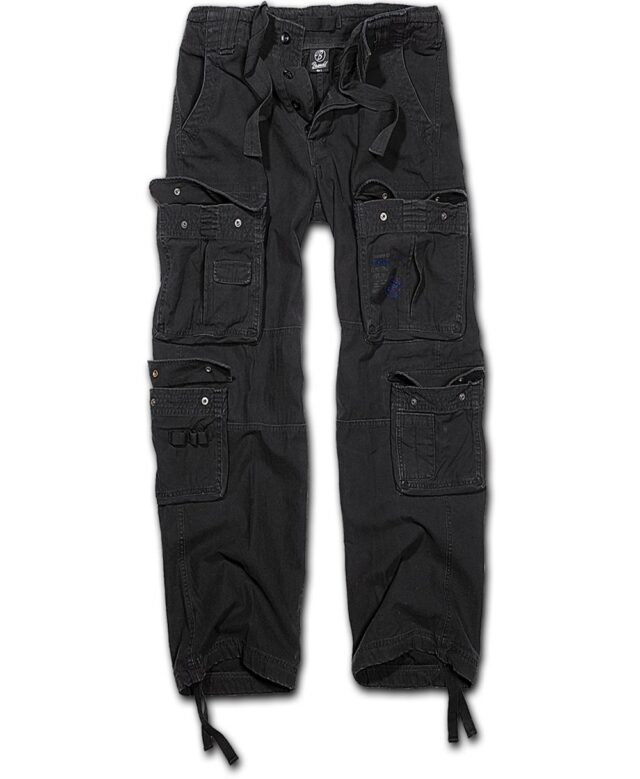 PURE Cargo παντελόνι BLACK Loose Fit