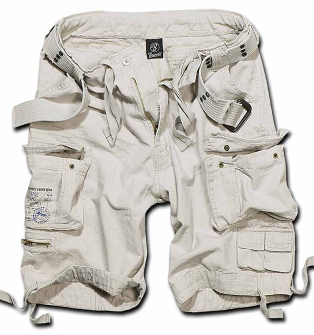 SAVAGE Cargo SHORTS OLD WHITE