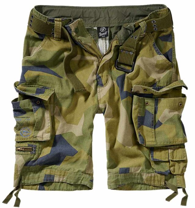 Savage Cargo Shorts Swedisch camo M90