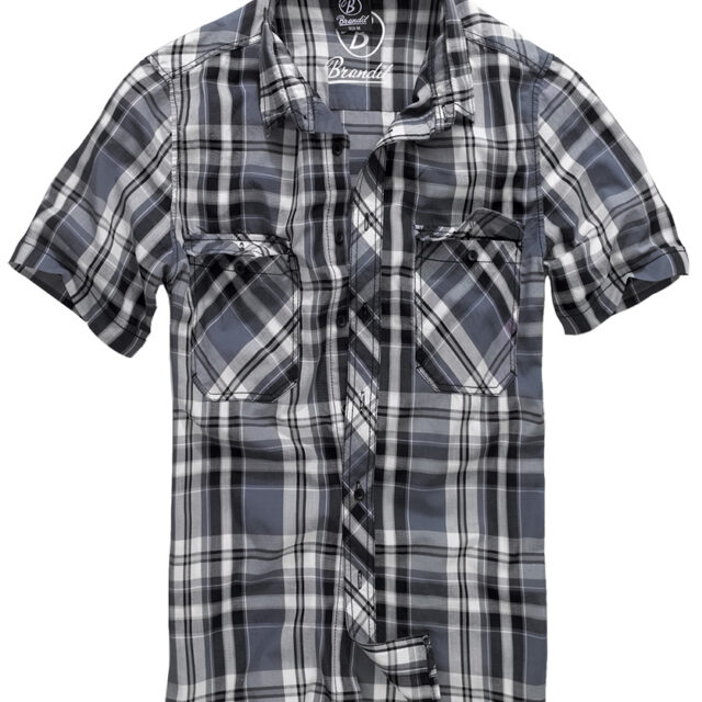 ROADSTAR BLACK-ANTHRACITE Πουκάμισο με κοντό μανίκι