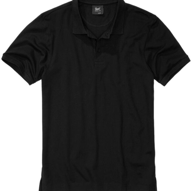 Poloshirt pique Black Brandit