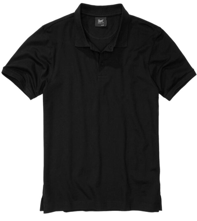 Poloshirt pique Black Brandit