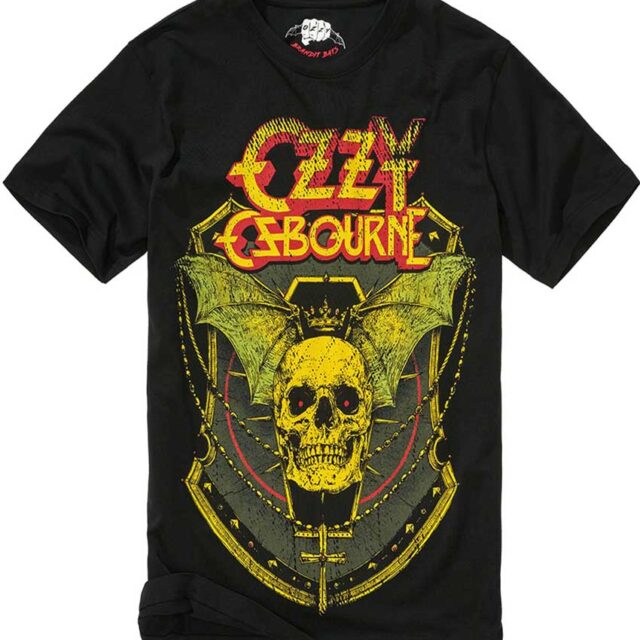 Tshirt Ozzy Osbourne Official Skull Black