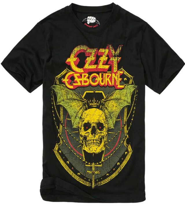 Tshirt Ozzy Osbourne Official Skull Black