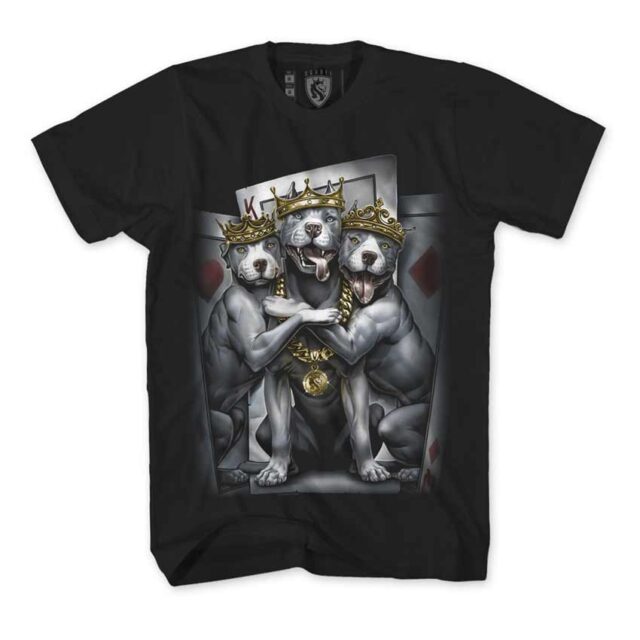 Tshirt 2 of a K9 PitBulls Black