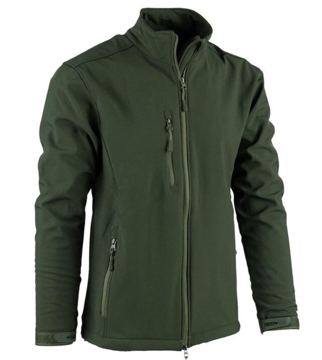 Μπουφάν SoftShell Outdoor Olive 100%Water-Resisant