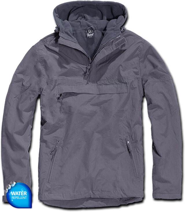 WINDBREAKER HOODIE ANTHRACITE