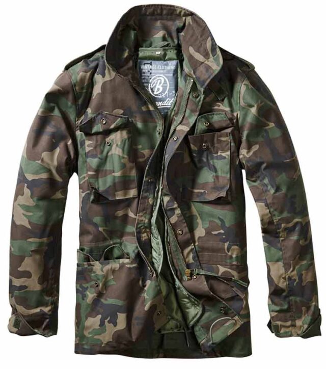 Μπουφάν με κουκούλα M65 Classic Woodland