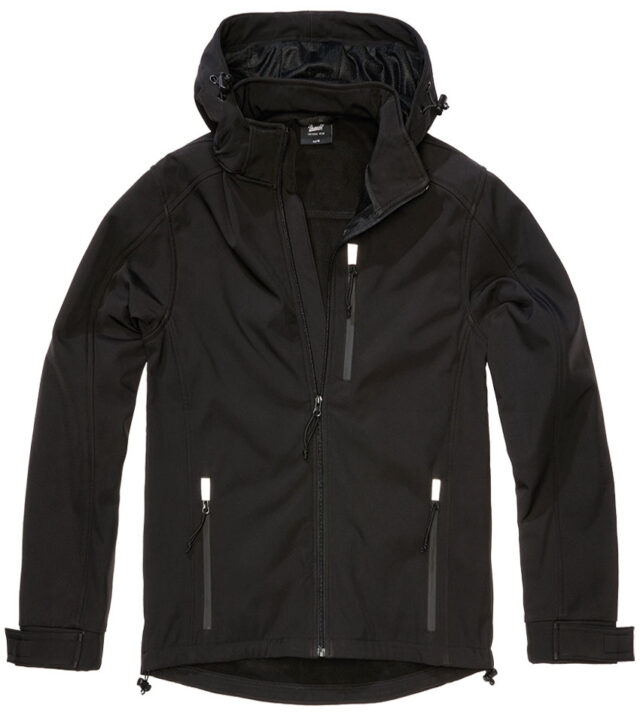 Μπουφάν με κουκούλα Hurricane SoftShell Μαύρο