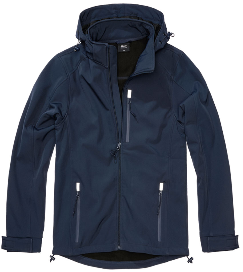 Μπουφάν με κουκούλα Hurricane SoftShell Navy