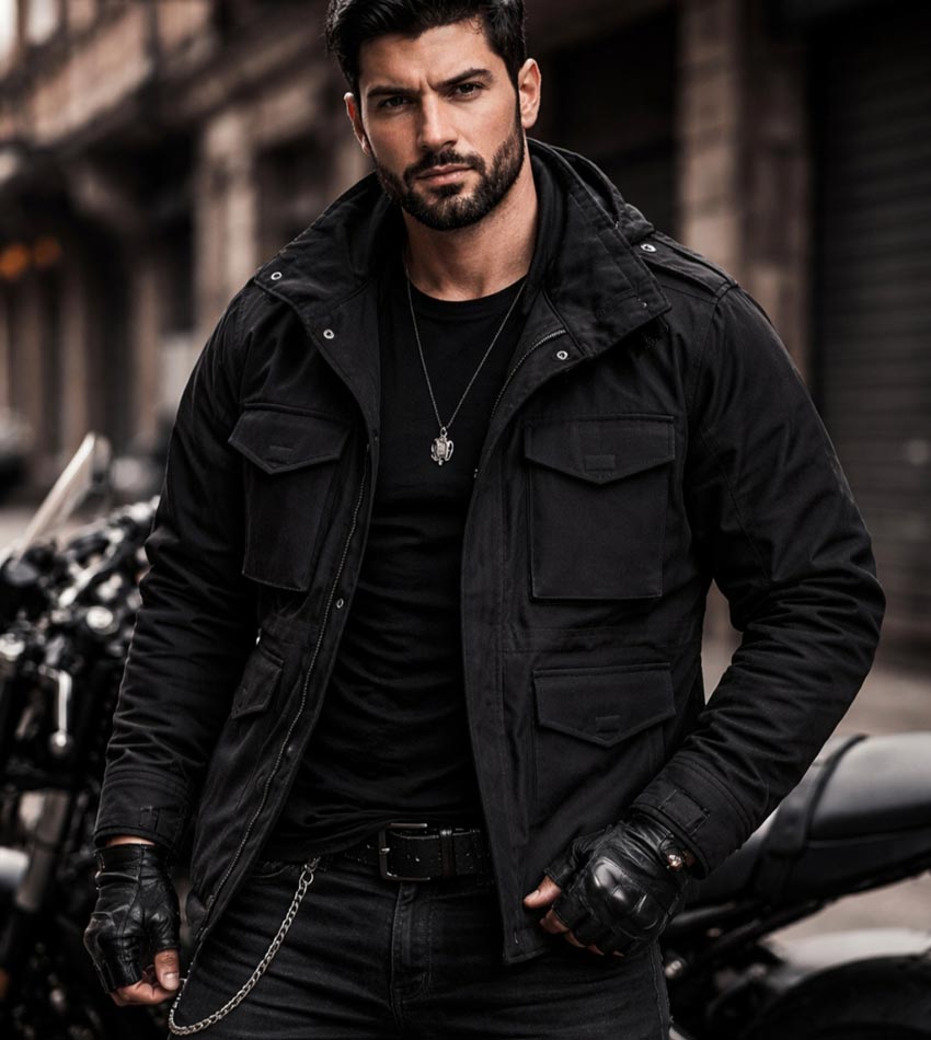 Softshell Jacket M65 Ανδρικό Αδιάβροχο & Αντιανεμικό Black - Image 2