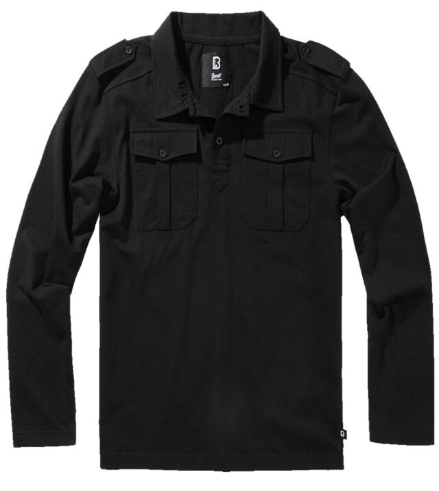 Willis Poloshirt Longsleeve Black