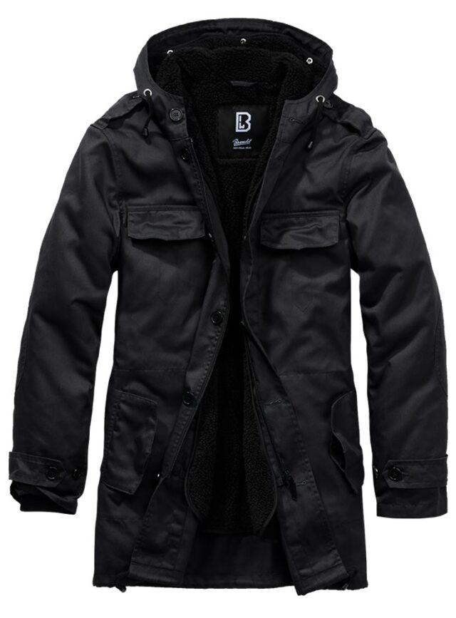 Μπουφάν με κουκούλα BW Parka Forest Black