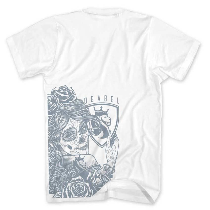 Tshirt La Catrina White - Image 2