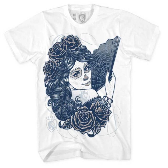 Tshirt La Catrina White