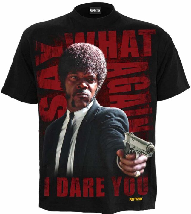 Tshirt Pulp Fiction - Say What Again (3+1 ΔΩΡΟ)
