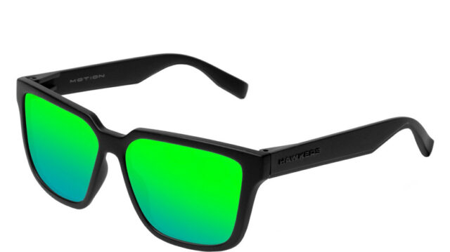 HAWKERS SUNGLASSES CARBON BLACK · EMERALD MOTION