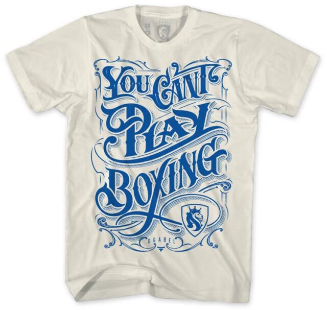 TSHIRT CANT PLAY BOXING SAND