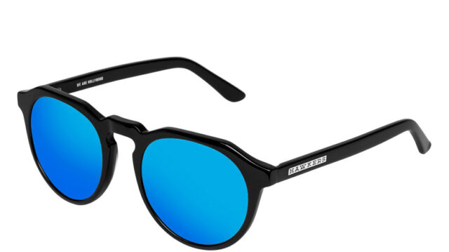 HAWKERS SUNGLASSES BLACK · CLEAR BLUE WARWICK X