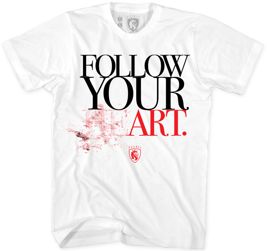 TSHIRT FOLLOW YOUR ART