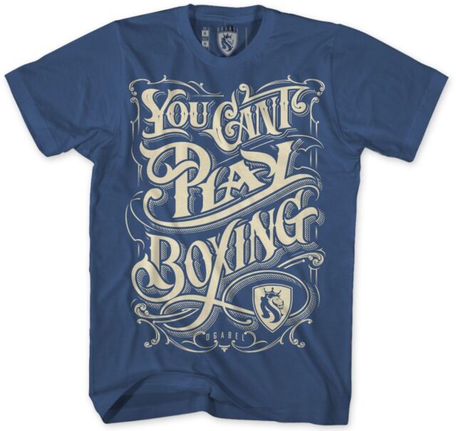 TSHIRT CANT PLAY BOXING INDIGO