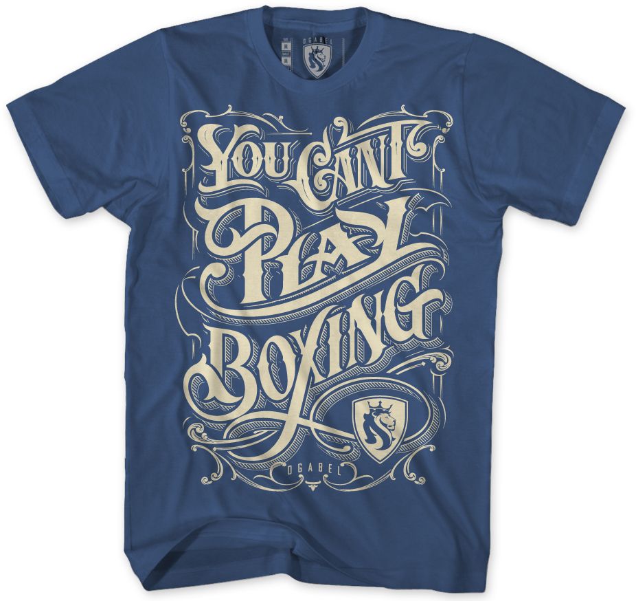 TSHIRT CANT PLAY BOXING INDIGO
